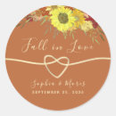 Recherche de fall wedding stickers Chute