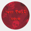 Search for red skull stickers Creepy