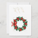 Recherche de holly wreath christmas cards Toute personne