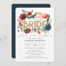 Search for gold and burgundy bridal shower invitations Typography