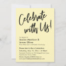 Recherche de jaune pâle invitations Simple