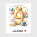 Search for glitter number stickers Gold crown birthday