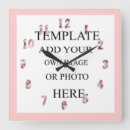 Search for numbers template clocks Bedroom