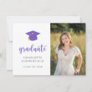 Search for purple and gold graduation invitations High school