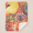 Search for bright colors blankets Botanical