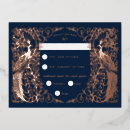 Search for navy and rose gold rsvp cards Foil
