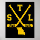 Recherche de bâtons de hockey posters Drôle