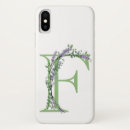 Search for initial f iphone cases Botanical
