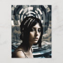 Recherche de nageurs cartes postales Femme