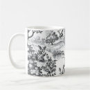 Search for toil mugs Black and white toile