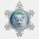 Search for white fox ornaments Wildlife