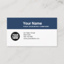 Recherche de vente au détail cartes visite Logo