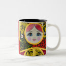 Recherche de poupées de matryoshka tasses La russie