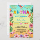 Recherche de aloha baby shower invitations Flamant