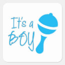 Search for its a boy birth announcement stickers Blue