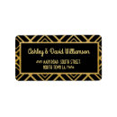 Search for 1920s wedding return address labels Gatsby