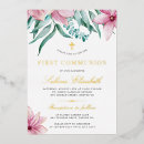 Search for baptism first communion invitations Modern elegant