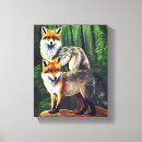 Search for fox canvas prints Landscape