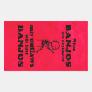 Recherche de banjo autocollants Joueur de banjo