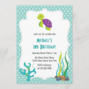 Search for turtle party invitations Blue