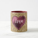 Search for red glitter mugs Gold