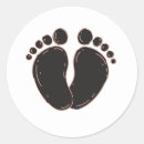 Search for baby foot print stickers Girl