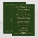 Search for hunter green wedding invitations Chic