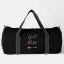 Search for trendy modern handwriting script gym bags Girly