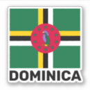 Recherche de drapeau dominique autocollants Caraïbe