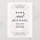 Search for diamond shape wedding invitations Geometric