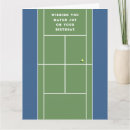 Recherche de tennis anniversaire cartes Sports