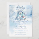 Search for its cold outside baby baby shower invitations Blue