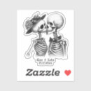 Recherche de valentine gothique autocollants Crâne
