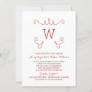 Search for red flourish invitations Swirls