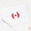 Search for canada national flag stickers Red