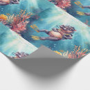Search for diver wrapping paper Underwater