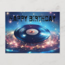 Search for vinyl record birthday cards For him