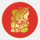 Search for ganesha stickers gold
