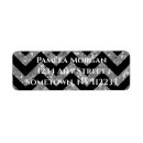 Search for black and silver glitter return address labels Modern