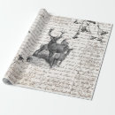 Search for vintage script wrapping paper Rustic