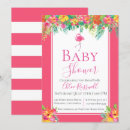 Search for pink flamingo baby shower invitations Luau
