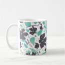 Search for teal and brown mugs Flowers