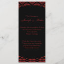 Search for black red wedding programs Hallowedding