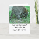 Search for funny raccoon birthday cards Humour