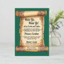 Search for medieval scroll invitations Royal