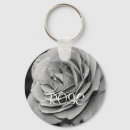Search for black white rose keychains Flower