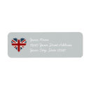Search for union jack return address labels London