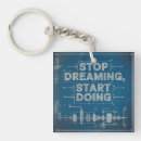 Recherche de retro decor carrés porteclés Impression de citation inspirante