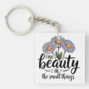 Search for life is beautiful keychains Flowers