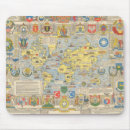 Recherche de monde carte tapis souris David rumsey